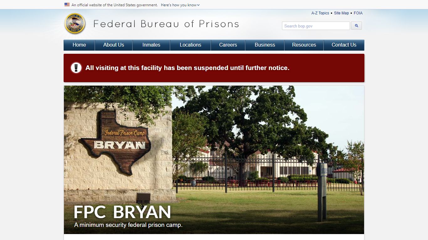 FPC Bryan - Federal Bureau of Prisons
